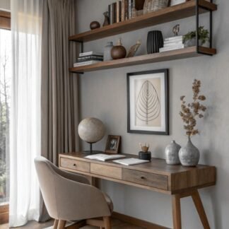 مكتب خشب طبيعي