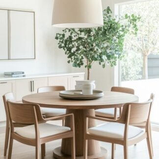 سفره طعام مع اربع كراسي