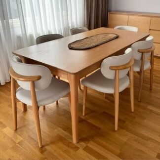 سفرة زان 6 كراسي